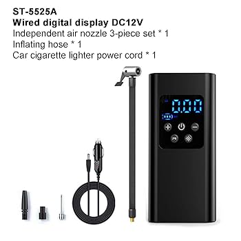 電動 空気いれ 車の空気圧縮機 タイヤインフレータポータブルエアコンプレッサー Amazon | ポータブルエアコンプレッサー タイヤインフレーター